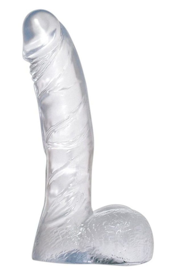 Прозрачный фаллоимитатор Crystal Clear Small Dong - 14 см. купить в секс шопе