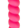Ярко-розовый винтовой анальный стимулятор X-MEN - 24 см. купить в секс шопе