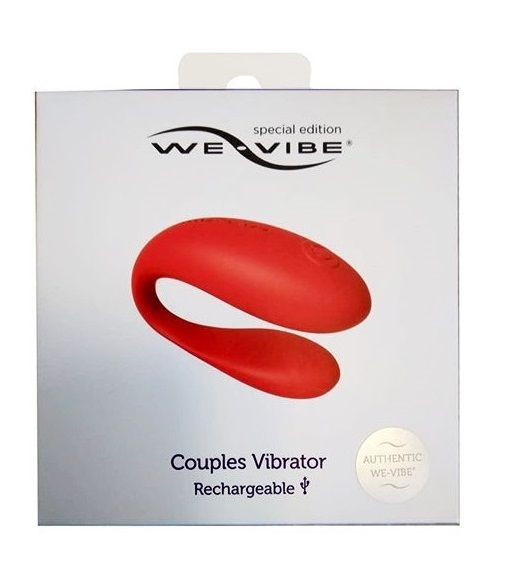Красный вибратор для пар We-vibe Special Edition купить в секс шопе