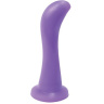 Фиолетовый G-стимулятор LUXE SERENE с широким основанием - 15,8 см. купить в секс шопе