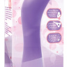 Фиолетовый G-стимулятор LUXE SERENE с широким основанием - 15,8 см. купить в секс шопе