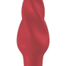 Красная витая анальная пробка Rounded 5 Inch - 12,7 см. купить в секс шопе