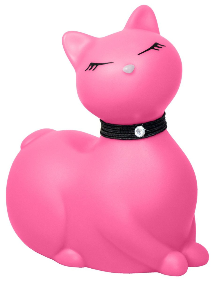 Розовый массажёр-кошка I Rub My Kitty с вибрацией купить в секс шопе
