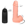 Реалистичный фаллоимитатор с ротацией Realistic Cock Vibe - 18 см. купить в секс шопе