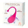 Ярко-розовый вибростимулятор-яйцо Palpitation купить в секс шопе