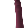 Бордовая вибронасадка для двойного проникновения Bramble - 16,5 см. купить в секс шопе