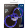 Набор из 3 синих эрекционных колец VS4 Pure Premium Silicone Cock Ring Set купить в секс шопе