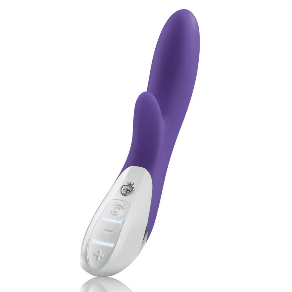 Фиолетовый вибратор Mystim Danny Divido - 27 см. купить в секс шопе