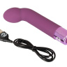 Фиолетовый G-стимулятор с вибрацией G-Spot Vibe - 16 см. купить в секс шопе