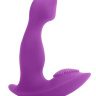 Фиолетовый G-вибромассажер с шипиками на основании - 10,5 см. купить в секс шопе