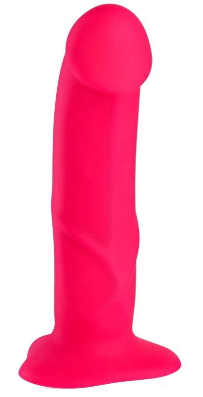 Ярко-розовый фаллоимитатор The Boss stub - 18,5 см. купить в секс шопе