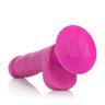 Розовый вибратор Shower Stud Ballsy Dong на присоске - 12,75 см. купить в секс шопе