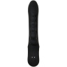 Черный вибромассажер с тройной стимуляцией Trifecta - 21,6 см. купить в секс шопе