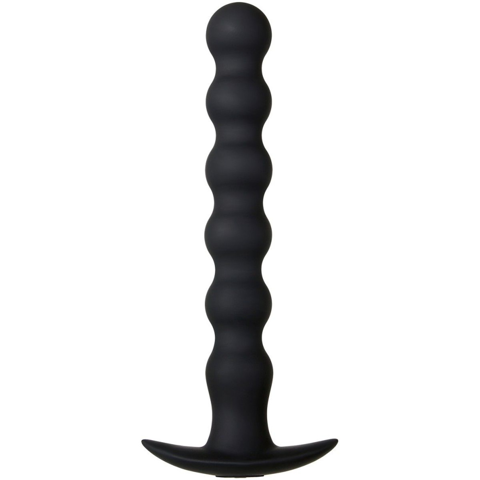 Черный анальный вибростимулятор-елочка Bottoms Up - 19,7 см. купить в секс шопе