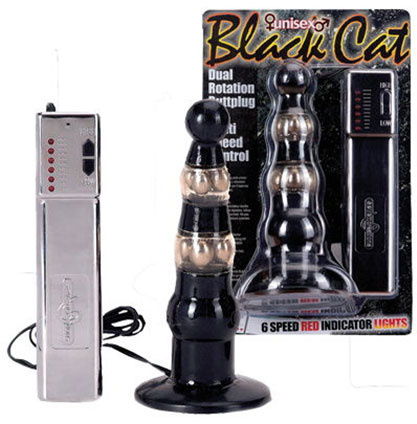 Анальный вибратор-елочка  Черная кошка   купить в секс шопе