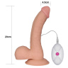 Телесный вибратор-реалистик Ultra Soft Dude 8.8 - 20 см. купить в секс шопе