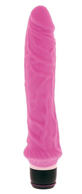 Розовый вибратор-реалистик PURRFECT SILICONE CLASSIC 8.5INCH PINK - 21,5 см. купить в секс шопе