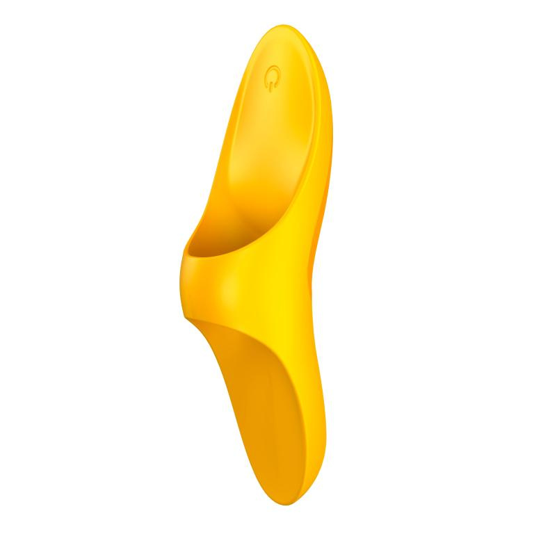 Желтый вибратор на палец Teaser купить в секс шопе