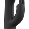 Черный вибромассажер-кролик Zosia - 21,3 см. купить в секс шопе