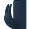 Синий вибромассажер-кролик ZEPHYROS - 23 см. купить в секс шопе