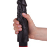 Вибратор-реалистик с крупными венками - 18,5 см. купить в секс шопе