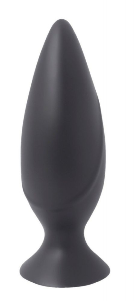 Черная анальная пробка Mojo Spades Medium Butt Plug - 10,7 см. купить в секс шопе