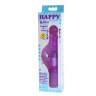 Фиолетовый хай-тек вибратор Happy Bunny - 22,5 см. купить в секс шопе