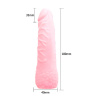 Удлиняющая насадка на пенис с расширением в основании - 18 см. купить в секс шопе