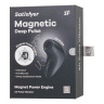 Черный вакуум-волновой бесконтактный стимулятор клитора Magnetic Deep Pulse купить в секс шопе