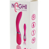 Розовый вибратор для G-стимуляции NAGHI NO.15 - 20 см. купить в секс шопе