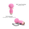 Розовый мини-wand вибратор Itsy Bitsy Mini Wand Vibrator купить в секс шопе