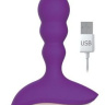 Фиолетовый анальный вибромассажер купить в секс шопе