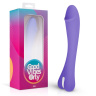Фиолетовый вибратор для G-стимуляции Gili G-Spot Vibrator - 22 см. купить в секс шопе