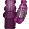 Фиолетовый вибратор-кролик Rotating Bubbles - 23,2 см. купить в секс шопе