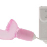 Розовый вибратор-пальчик - 16,5 см. купить в секс шопе