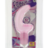 Розовый вибратор-пальчик - 16,5 см. купить в секс шопе
