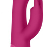Розовый вибромассажер-кролик Zosia - 21,3 см. купить в секс шопе