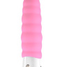 Водонепроницаемый нежно-розовый вибратор Patchy Paul G5 - 23 см. купить в секс шопе