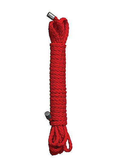 Красная веревка для бандажа Kinbaku - 5 м. купить в секс шопе