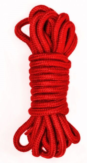 Красная веревка Do Not Disturb - 5 м. купить в секс шопе