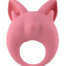 Розовое перезаряжаемое эрекционное кольцо Kitten Kiki купить в секс шопе