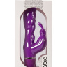 Фиолетовый вибратор с клиторальным отростком ABIA CASSANDRA - 17,8 см. купить в секс шопе