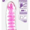 Фаллоимитатор X TIER с лиловой сердцевиной - 18 см. купить в секс шопе
