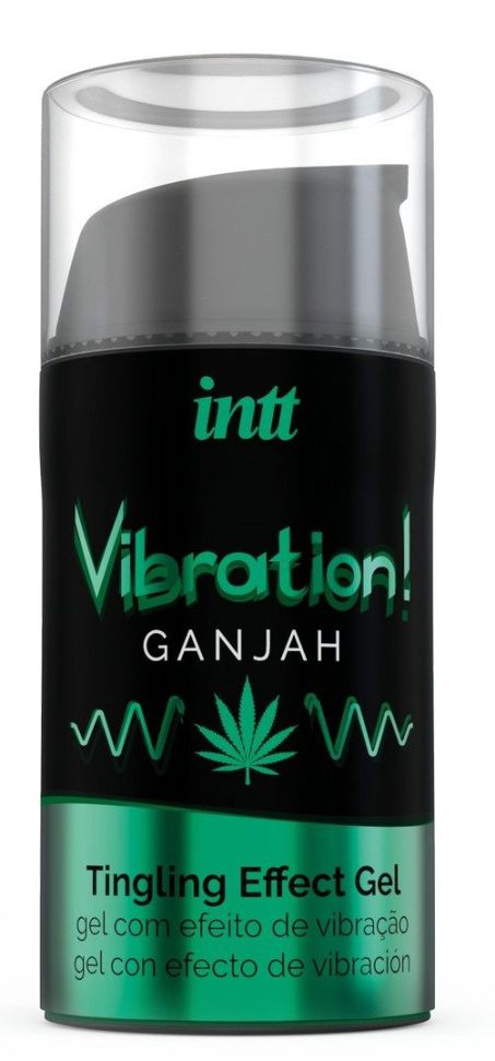 Жидкий интимный гель с эффектом вибрации Vibration! Ganjah - 15 мл. купить в секс шопе