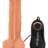 Телесный вибратор-реалистик Real Thing Small - 18,6 см. купить в секс шопе