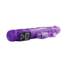 Фиолетовый вибратор Up and Down Love Doudse с ротацией - 22,4 см. купить в секс шопе