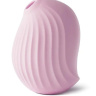 Нежно-розовый вакуум-волновой стимулятор с вибрацией и базой-ночником Cuddly Bird купить в секс шопе