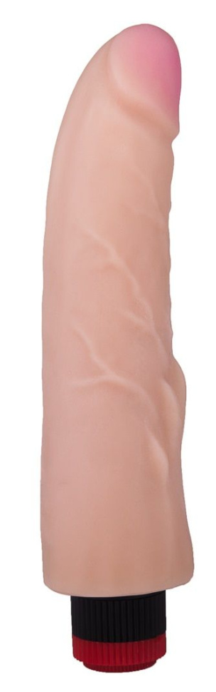 Вибратор-реалистик с шишечками у основания - 20,5 см. купить в секс шопе