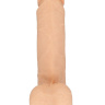 Насадка-фаллос для трусиков с плугом - 19 см. купить в секс шопе