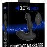Черный массажер простаты с электростимуляцией и пультом ДУ Prostate massager купить в секс шопе